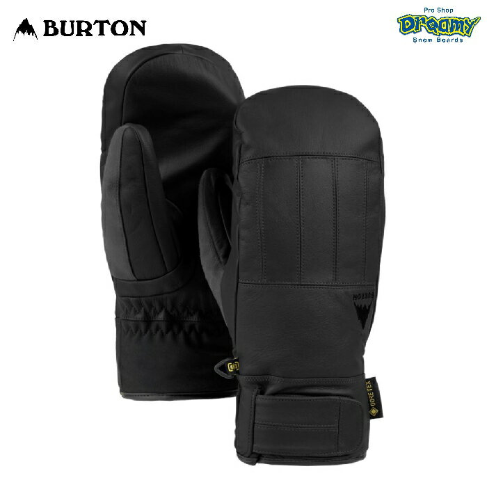 BURTON バートン Men's Burton Gondy GORE-TEX Leather Mittens 103371 スノーグローブ ミトン ゴアテックス サステナブルレザー 取外し可能起毛ライナー 正規品