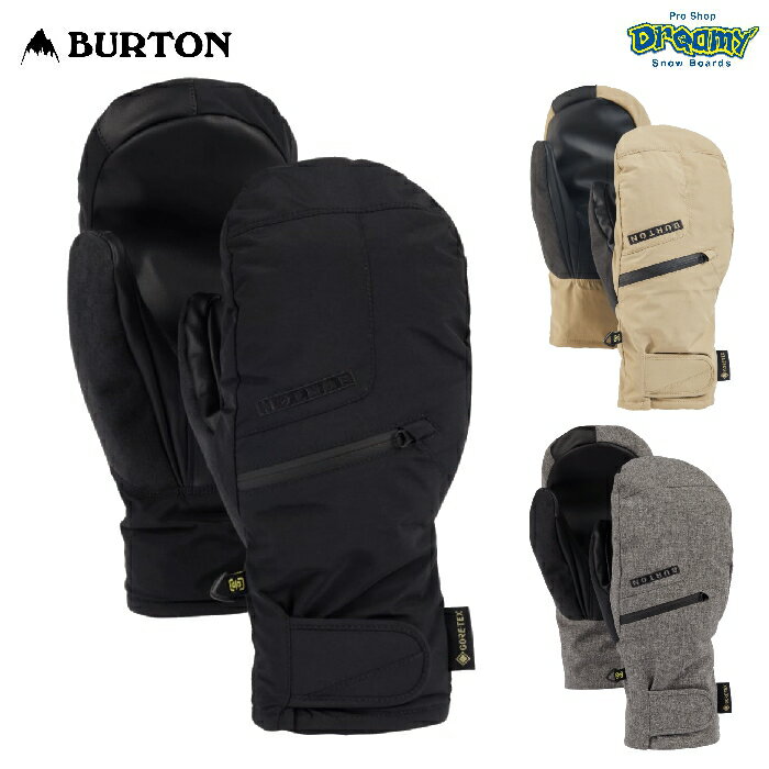 BURTON バートン Men's Burton GORE-TEX Under Mittens 103941 スノーグローブ ミトン ゴアテックス スマートフォン対応 取外し可能起毛ライナー ロゴ 正規品