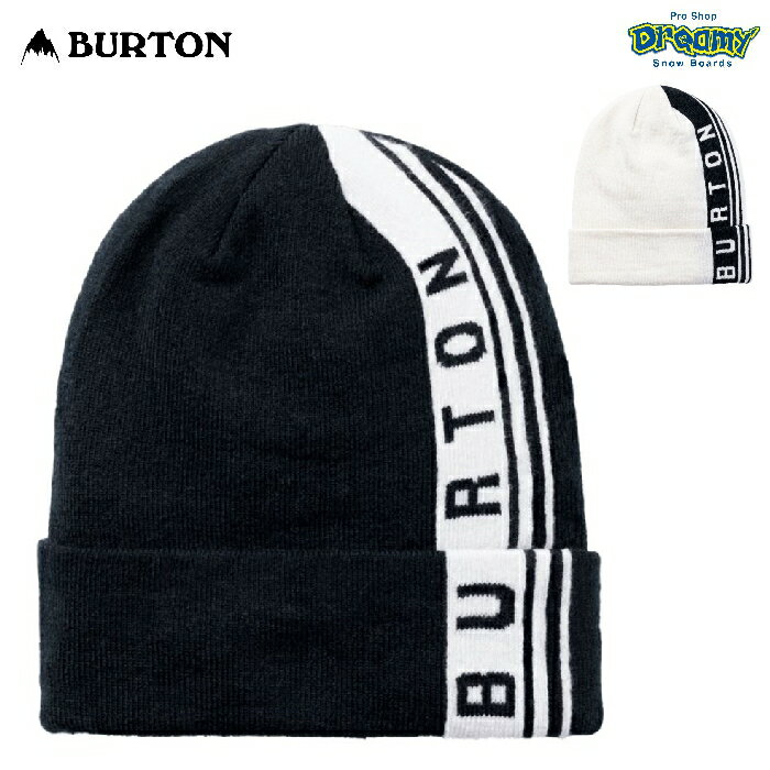 BURTON バートン Burton Partylap Beanie 234201 ビーニー ハイプロファイルフィット 折り返し ロゴ リサイクル素材 ポリラナ ウール ニットキャップ 正規品