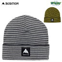 BURTON バートン Kids' Recycled Stripe Beanie 234611 キッズビーニー ミッドプロファイルフィット ストライプ柄 ポリエ...