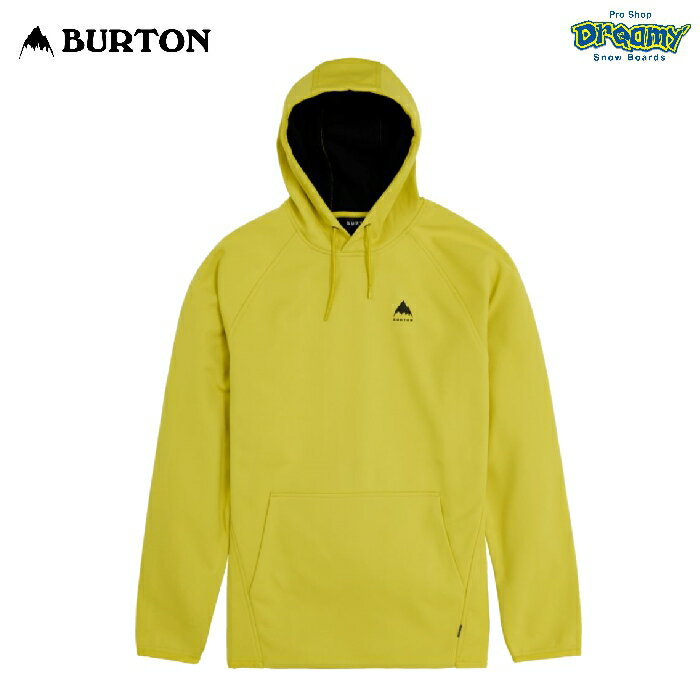 BURTON バートン Men's Crown Weatherproof Pullover Fleece 220241 テクニカルプルオーバーパーカー レギュラーフィット 撥水 ボンディングフリース 正規品