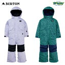 BURTON バートン Toddlers' 2L One Piece 221741 キッズスノースーツ レギュラーフィット Room-To-Grow 1サイズアップ トドラー ワンピース ユニセックス 正規品