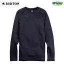 BURTON バートン Men's Burton Midweight X Base Layer Crewneck 221921 ベースレイヤー スリムフィット ...