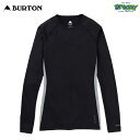 BURTON バートン Women's Midweight X Base Layer Crewneck 221951 ベースレイヤー スリムフィット 4WAYス...