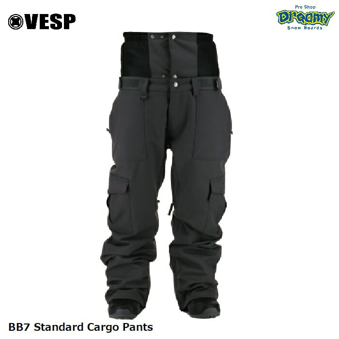 VESP べスプ BB7 Standard Cargo Pants VPMP1042 カーゴパンツ 耐水圧10,000mm ベンチレーション サイドポケット CGR スノーボードウェア スノーパンツ 正規品