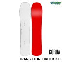 KORUA TRANSITION FINDER 2.0 150/154/157/160 キャンバー フリーライド フリースタイル コルア トランジションファイン...