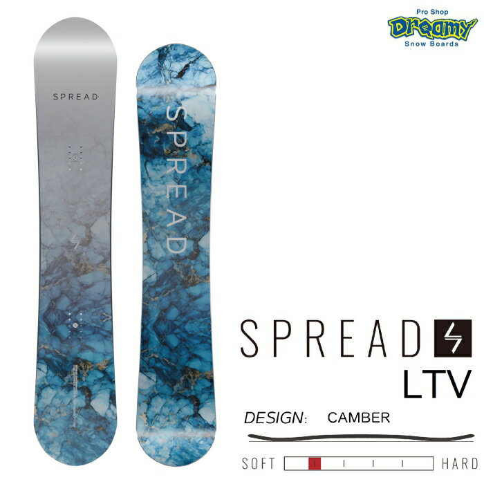 25-26 SPREAD スプレッド LTV 136/139/141/143/145/148 キャンバーモデル フリーラン スノーボード 尾川慎二 板 グラトリ レッツトライ レディー...