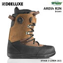 25-26 DEELUXE AREth RIN 572540-9220 S3 熱成型対応 ボア パワーベルト スケートソール ラバーバンド加工 コラボ スノーボード ブーツ ディーラックス 正規品