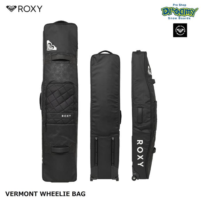 ROXY VERMONT WHEELIE BAG ERJBA03087 スノーボードバッグ 2セット収納可能 キャスター 保護パッド 固定ストラップ オールインワン ケース ロキシー 正規品