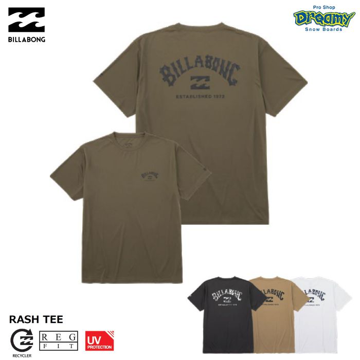 BILLABONG ӥܥ RASH TEE BE011856 å奬 쥮顼եåȾµ T UVץƥ UPF15-30 Хåץ  ० 