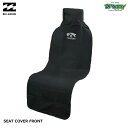 BILLABONG SEAT COVER FRONT BF011945 シートカバー フロントシート シングルタイプ ポリエステル 汚れ/水濡れ防止 簡単着脱 コンパクト収納 ビラボン 正規品