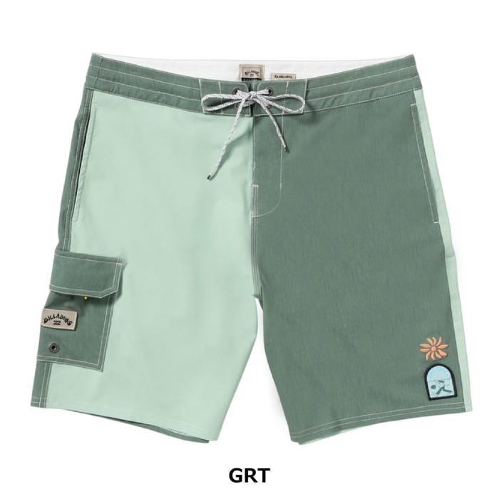 BILLABONG SUNSHINE LT BF011525 ボードショーツ ロータイドフィット 18.5インチ ストレッチ サイドポケット キーループ TY WILLIAMS ロゴ 水着 ビラボン 正規品