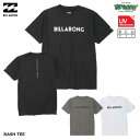 BILLABONG RASH TEE BF011856 ラッシュガード Tシャツ レギュラーフィット 半袖 UVプロテクション バックプリント ポリエステルスム...