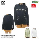 BILLABONG ZIP UP HOODED PRINT LOOSE RASHGUARD BF013851 ラッシュガード UVプロテクション ジップアップパーカー フード ロゴ ビラボン レディース 正規品(4)