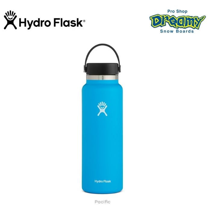 HydroFlask ϥɥե饹 40 oz Wide Mouth HYDRATION Pacific 8901150015221 1,182ml ƥ쥹ܥȥ Ǯ¤ ȥɥ  