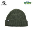 22-23 DRAGON ドラゴン LOW WATCH BEANIE OLIVE スノーボード ビーニー 帽子 正規品