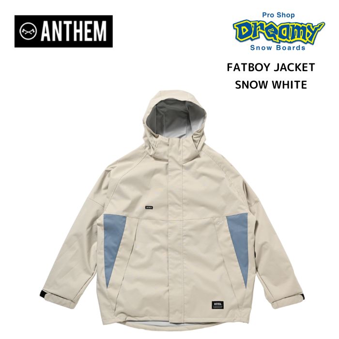 ANTHEM アンセム FATBOY JACKET AN232702 SNOW WHITE ジャケット スノーボードウェア ユニセックス 23-24モデル 正規品