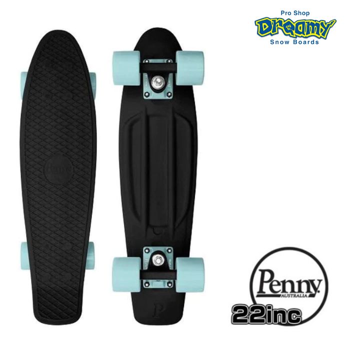 Penny ペニースケートボード 新色 22インチ クラシックスシリーズ BLACK MINT 0PCL9-20 プラスティック素材 ウィール59mm Abec7 STEEL 正規品