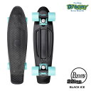 Penny ペニースケートボード クラシックスシリーズ BLACK ICE 22インチ 0pcl9 特殊プラスティック ウィール59mm Abec7 新色 正規...