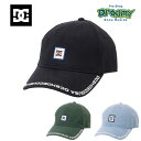 DC ディーシー 23 KD ROLLVISOR STRAPBACK YCP231607 ロゴ BLK GRN IND ストラップバック キッズ 帽子 2023春モデル 正規品