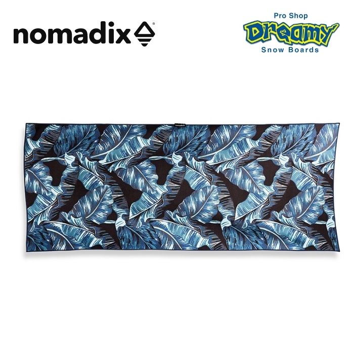 NOMADIX ノマディックス NOMADIX TOWEL BANANA LEAF BLUE バスタオル 72x184cm サーフィン SURF ヨガ ビーチタオル ep-5017010 正規品