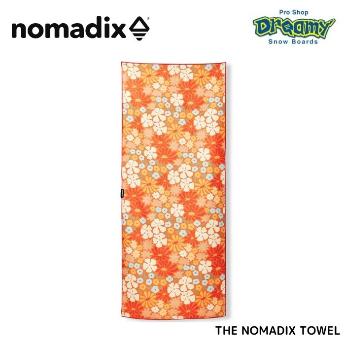 NOMADIX ノマディックス THE NOMADIX TOWEL ノマディックスタオル HulaOrange 1700010178241 ヨガマット アウトドア フィットネス ビーチタオル 吸水性 速乾性 正規品