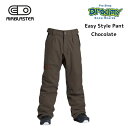 23-24 AIRBLASTER エアーブラスター AB24MP1207 Easy Style Pant Chocolate パンツ スノーウェア スノーボード 2024モデル 正規品