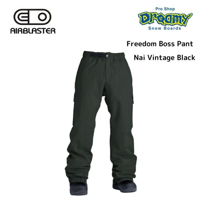 23-24 AIRBLASTER エアーブラスター AB24MP4_135 Freedom Boss Pant Nai Vintage Black パンツ スノーウェア スノーボード 2024モデル 正規品