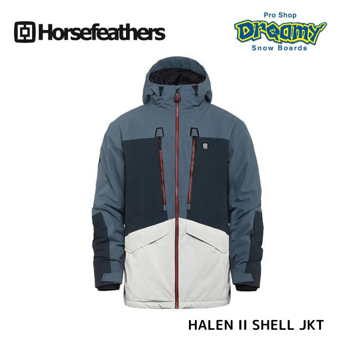 23-24 Horsefeathers ホースフェザーズ HF23HALSblu HALEN II SHELL JKT スノーウェア ジャケット BLUE MIRAG 正規品