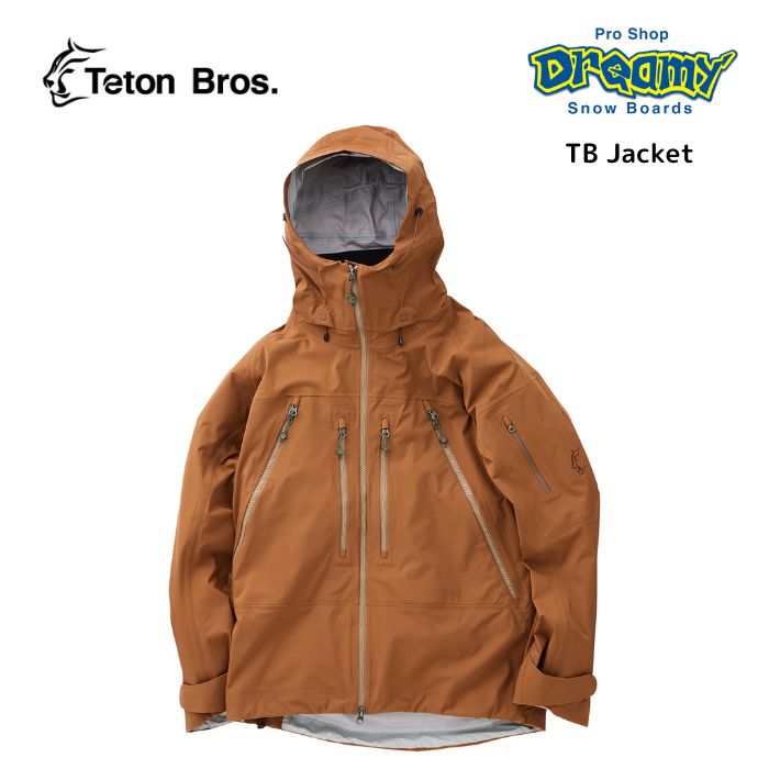 23-24 TETON BROS ティートンブロス tb233-010230 TB Jacket スノーウェア ジャケット BROWN 正規品