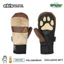 25-26 eb's エビス EXCLUSIVE MITT エクスクルーシブミット 4500018 BEIGE FUR 防水性 透湿性 ミトン スノーグローブ 正規品