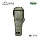 25-26 eb's エビス BOW-HOUSE ボーハウス 4500362 OLIVE-PVC W13×H35×D5cm 自撮り棒 アクションカメラ 収納ケー...