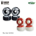 DEEP MOUNTAIN ディープマウンテン ウィール ソフト(85A)52×32mm スケートボード 正規品