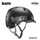 BERN バーン BANDITO ヘルメット BEBB03E BLACK CAMO LOGO 子供用 US FIT スケートボード スノーボード 正規品(4)