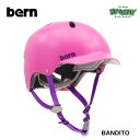 BERN バーン BANDITO ヘルメット BEBB03E SATIN PINK 子供用 US FIT スケートボード スノーボード 正規品