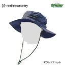 northern country ノーザンカントリー OUTDOOR HAT 低山登山 ハイキング キャンプ アウトドアハット 撥水 NV TR-9005 正規品