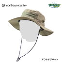 northern country ノーザンカントリー OUTDOOR HAT 低山登山 ハイキング キャンプ アウトドアハット 撥水 BG TR-9005 正規品