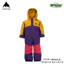 BURTON バートン キッズ トドラー 2L ワンピース スノースーツ 22174104700 Goldenrod / Imperial Purple 防水性 透湿性 速乾性 スノーウェア 正規品