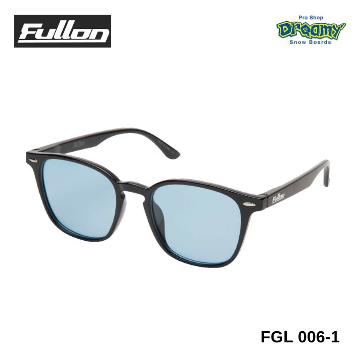 FULLON フローン FGL 006-1 Black Blue 偏光・調光 メガネ拭き兼用超繊維巾着袋付属 ロゴ入り サングラス 正規品