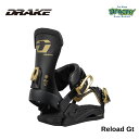25-26 DRAKE ドレイク Reload Gt BLACK プレミアムMFCストラップ フリースタイル グラトリ 中川智貴 バインディング スノーボード ...