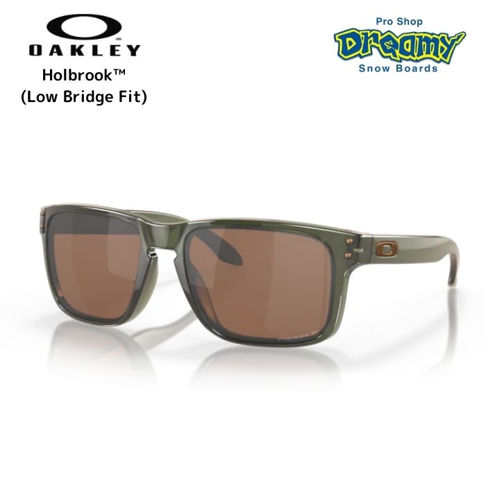 OAKLEY オークリー Holbrook (Low Bridge Fit) OO9244-6256 Olive Ink Prizm Tungsten Polarized レギュラー-ローブリッジフィット 衝撃プロテクション サングラス 正規品