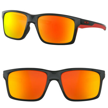 OAKLEY オークリー Mainlink XL 偏光 スタンダードフィット Polished Black Prizm Ruby Polarized ロゴ メインリンク サングラス OO9264-4661 正規品