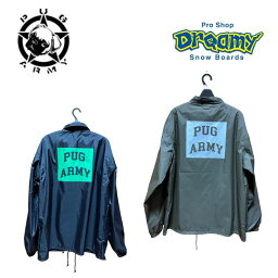 PUG ARMY パグアーミー コーチジャケット 数量限定 PUGARMY PUGM pug_army スノーボード グラトリ アパレル SNOWBOARD