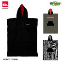 QUIKSILVER クイックシルバー HOODY TOWEL QTW244325 フーディータオル ポンチョ型 カンガルーポケット ビッグサイズ パイル コッ...