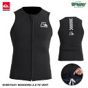 QUIKSILVERクイックシルバー EVERYDAY SESSIONS 2.0 FZ VEST QWT241707 ウェットスーツ ベスト ノースリーブ フロ...