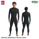 QUIKSILVER EVERYDAY SESSIONS 2/2 BZ FULL FLOCK QWT251710 フルスーツ バックジップ フラットロック縫製 ...