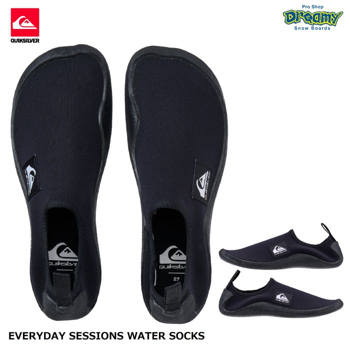 QUIKSILVER EVERYDAY SESSIONS WATER SOCKS QSA251701 ウォーターシューズ ネオプレン素材 ウォーターアクティビテ...