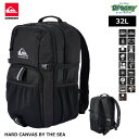 QUIKSILVER HARD CANVAS BY THE SEA QBG251308 バックパック 32L ラップトップ用スリット 保冷ポケット サイドポケッ...