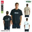 QUIKSILVER TEENAGE RIOT SS QLY252005 ラッシュガード レギュラーフィットTシャツ 半袖 UVカット 速乾 UPF50+ バッ...