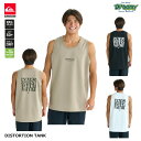 QUIKSILVER DISTORTION TANK QLY252016ラッシュガード レギュラーフィット タンクトップ UVカット 速乾 UPF50+ バック...